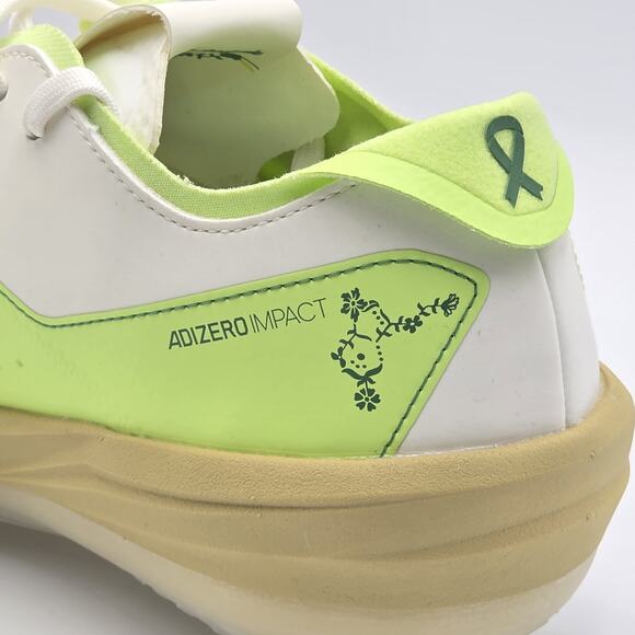 Adidas Adizero Impact MHA Men’s Sz 9 Baseball Cleats JQ8233 White Pulse Lime main image 15